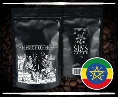 Etiopie Djimmah – 100% arabica, světlé pražení, zrnková káva